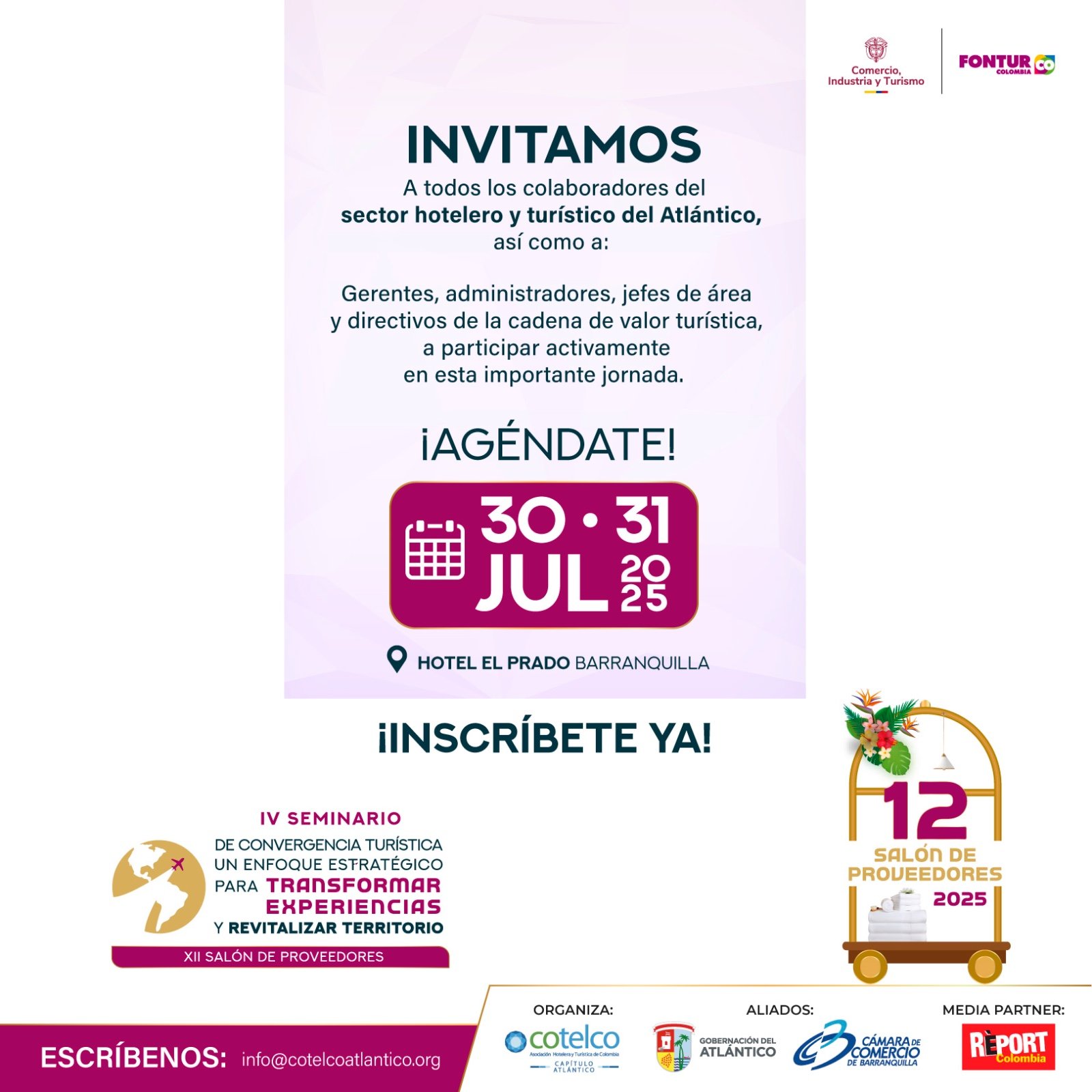 IV Seminario de Convergencia Turística, un enfoque estratégico para Transformar Experiencias y Revitalizar Territorio